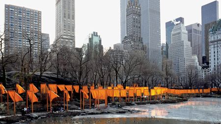 The Gates, Central Park, New York City, 1979-2005. Courtesy of Christo and Jeanne-Claude Foundation