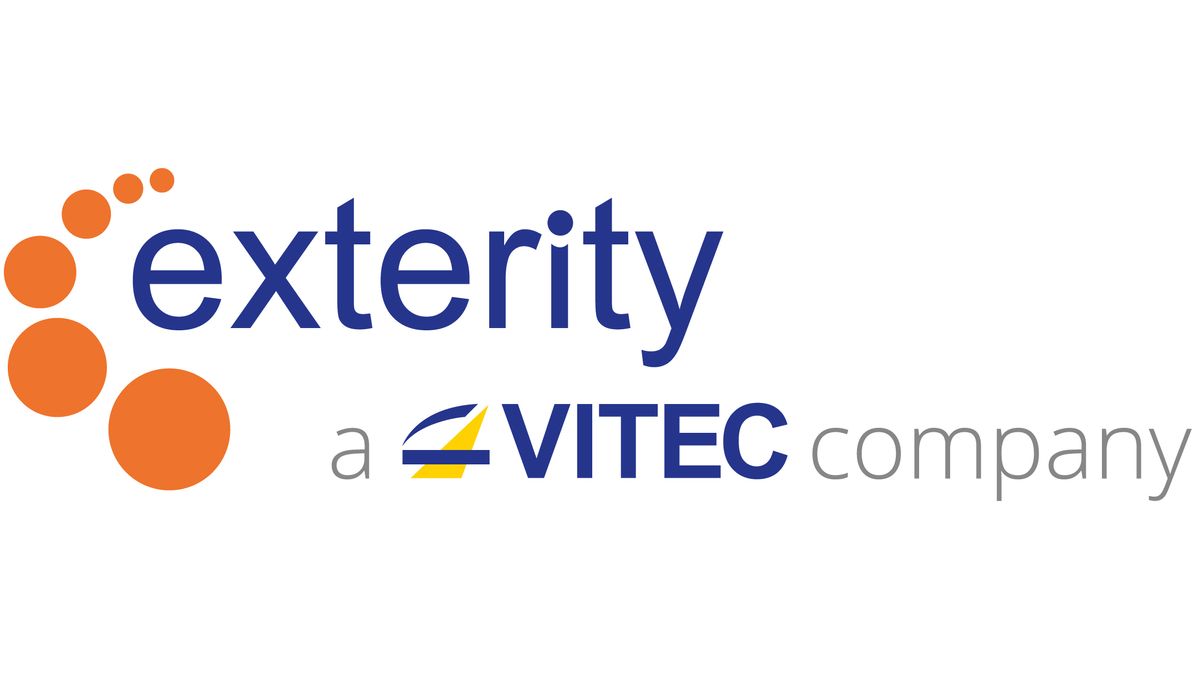 Exterity, a VITEC company logo 16x9