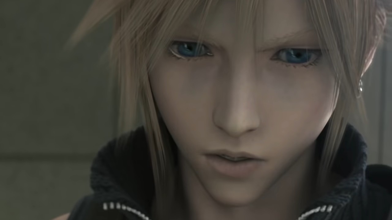 Cloud Strife speaking in Final Fantasy: Advent Children