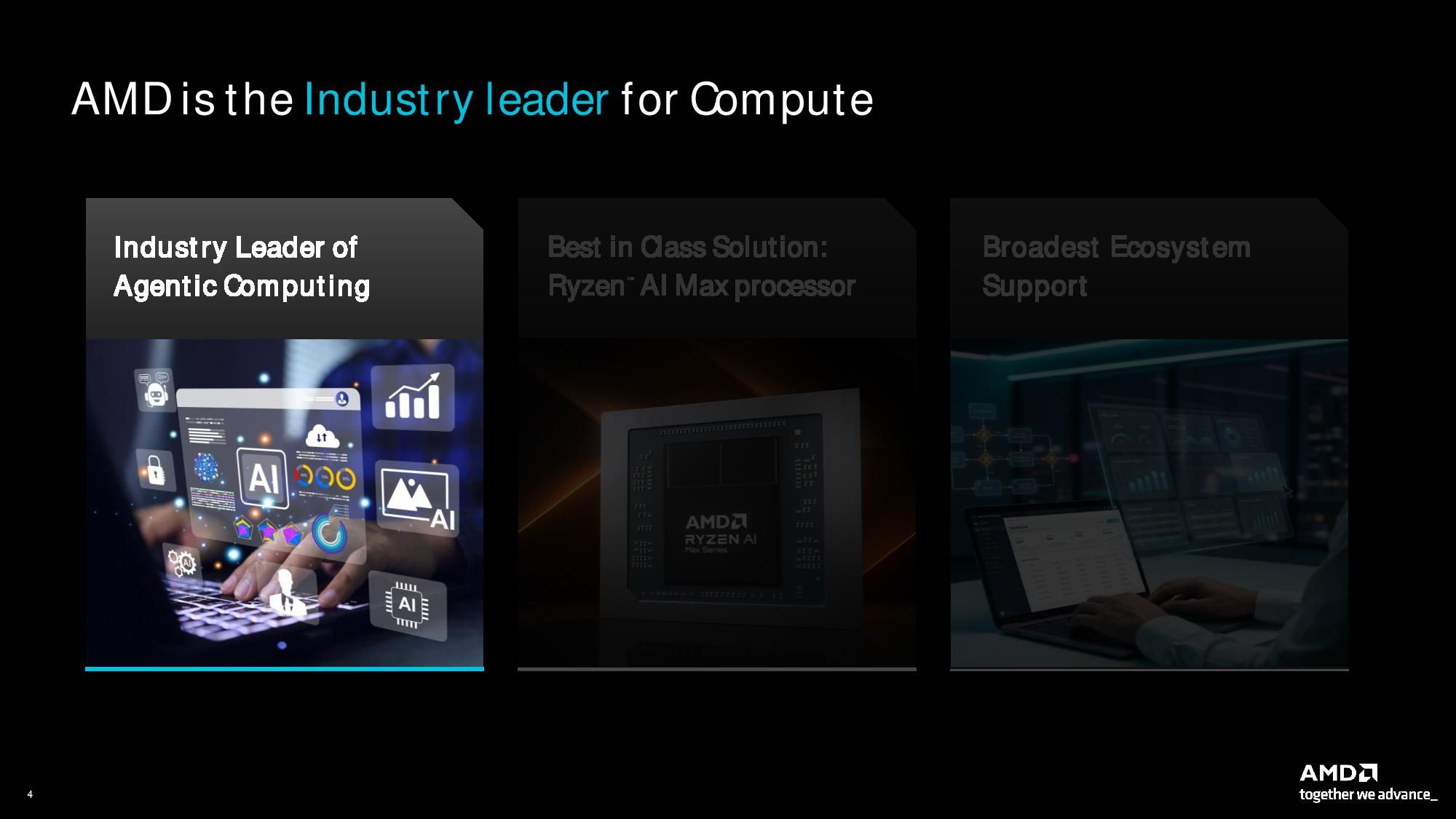AMD agentic PC presentation.