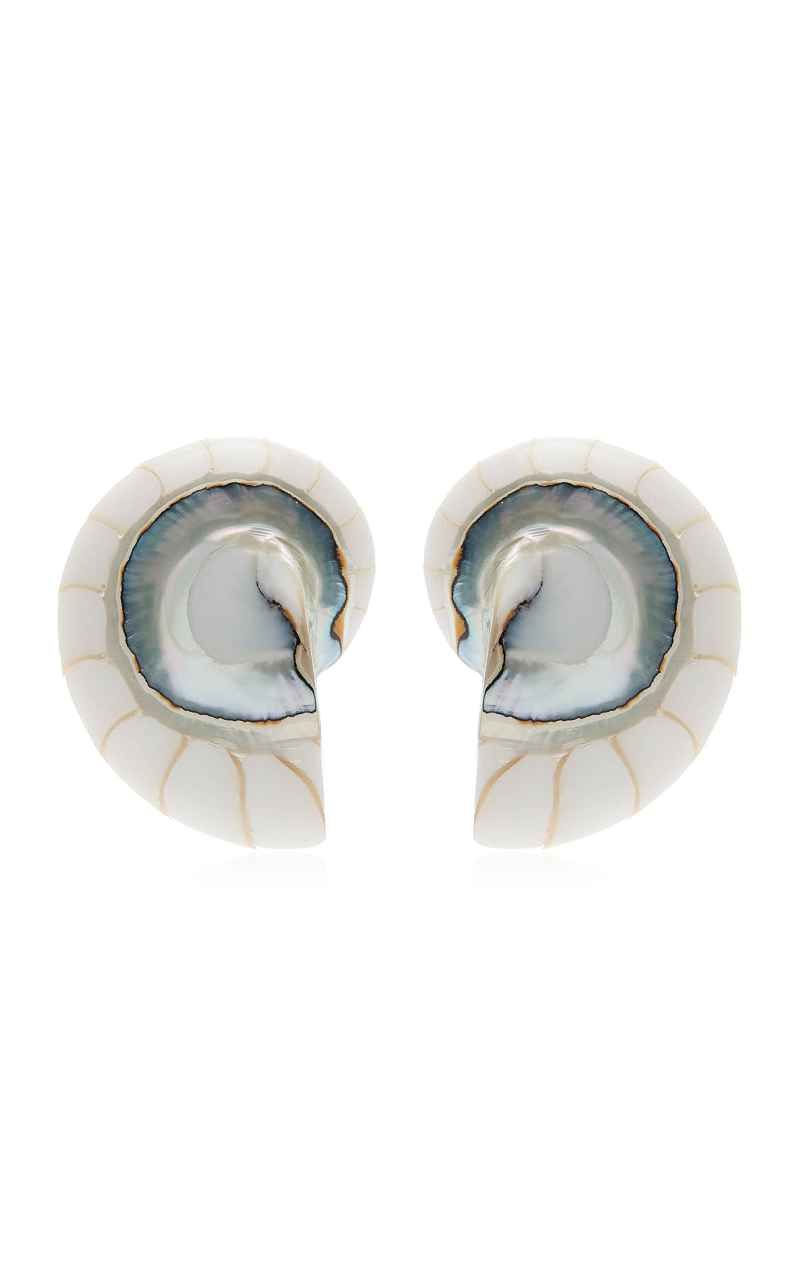Nautilus Clip-On Earrings