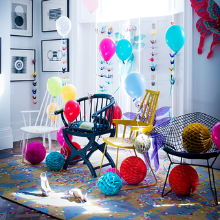 christmas decoration with balloons