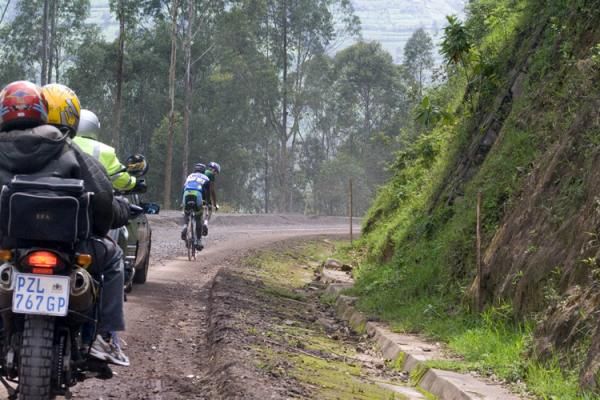 The riders faced some testing roads on stage 5 of the Tour of Rwanda.