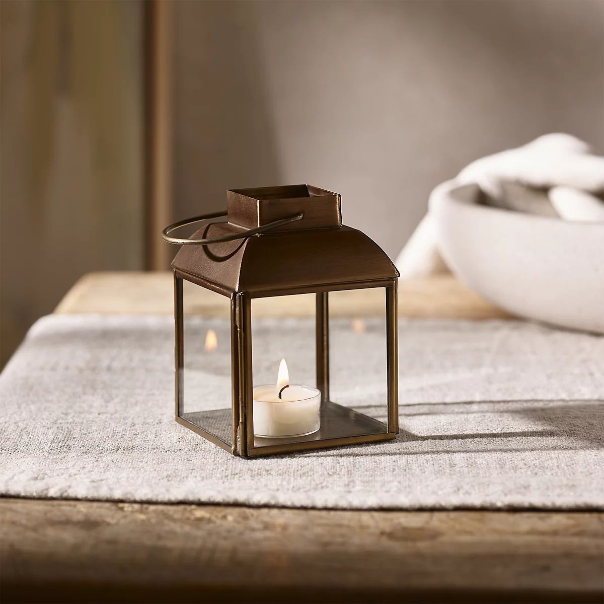 Small brass lantern