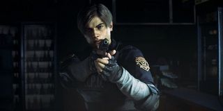 Leon Kennedy in Resident Evil 2.