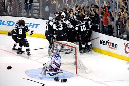 Here's the impressive double-overtime goal that won the Kings the Stanley Cup