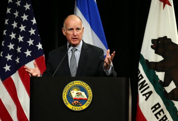 California Gov. Jerry Brown (D).