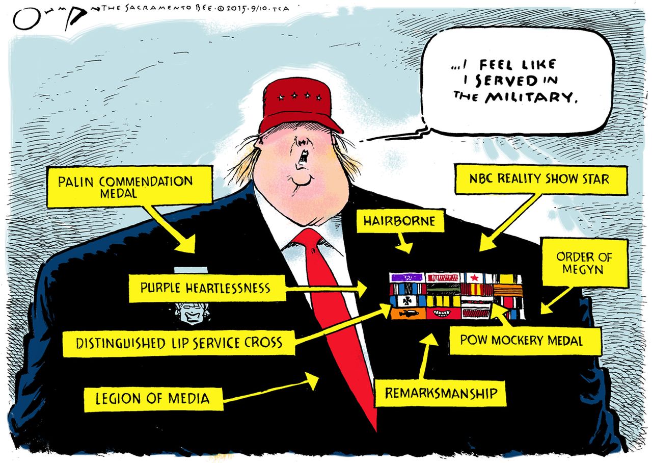 Political cartoon U.S. Trump 2016&amp;amp;nbsp;