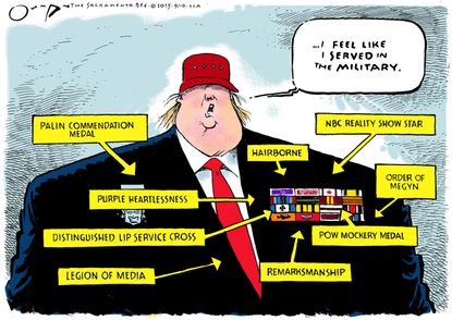 Political cartoon U.S. Trump 2016&nbsp;