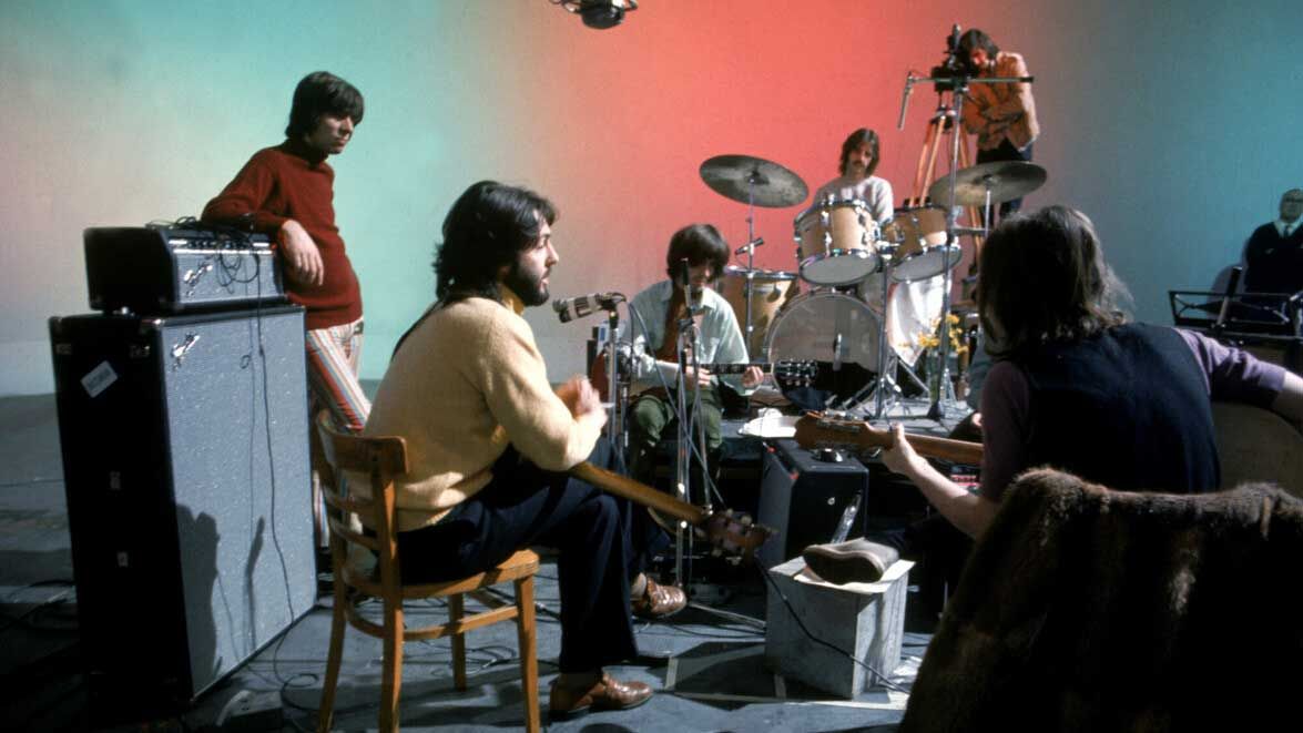 The Beatles in the studio