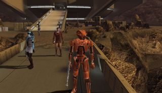 A screenshot from the Star Wars game Knights of the Old Republic