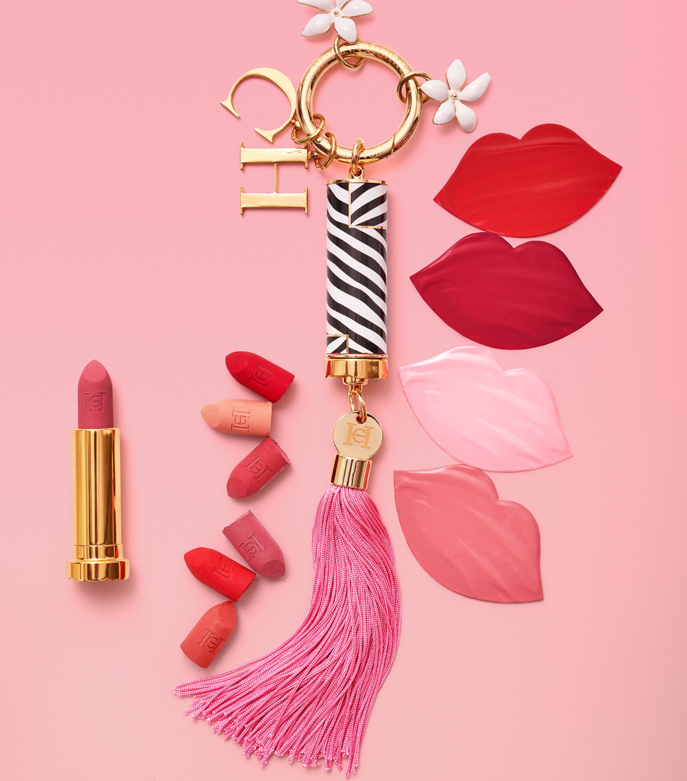 Carolina Herrera The Tassel Pink with Hook