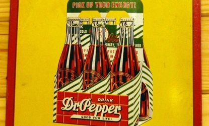 Dr. Pepper was originally sold as a brain tonic that would supposedly energize the consumer.