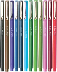Marvy Uchida LePen Fineliner 12 colour pen set Marvy Uchida LePen Fineliner 12 colour pen set