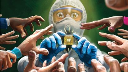 MoneyWeek cover illustration – semiconductors