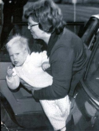 Zara Phillips as a baby
