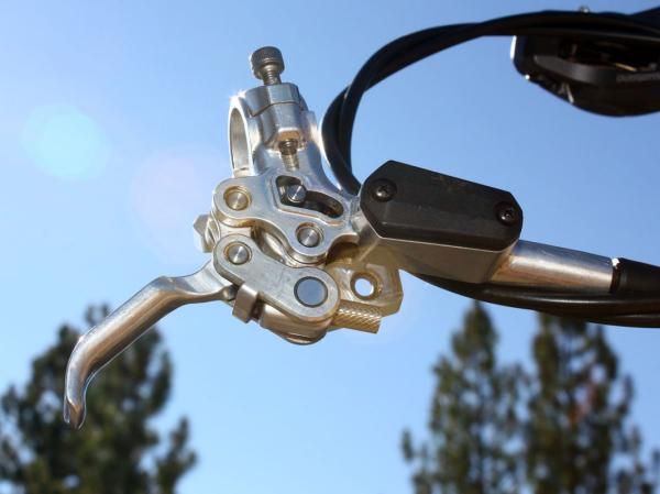 Shimano went through several iterations of brake lever prototypes before settling on the final version.