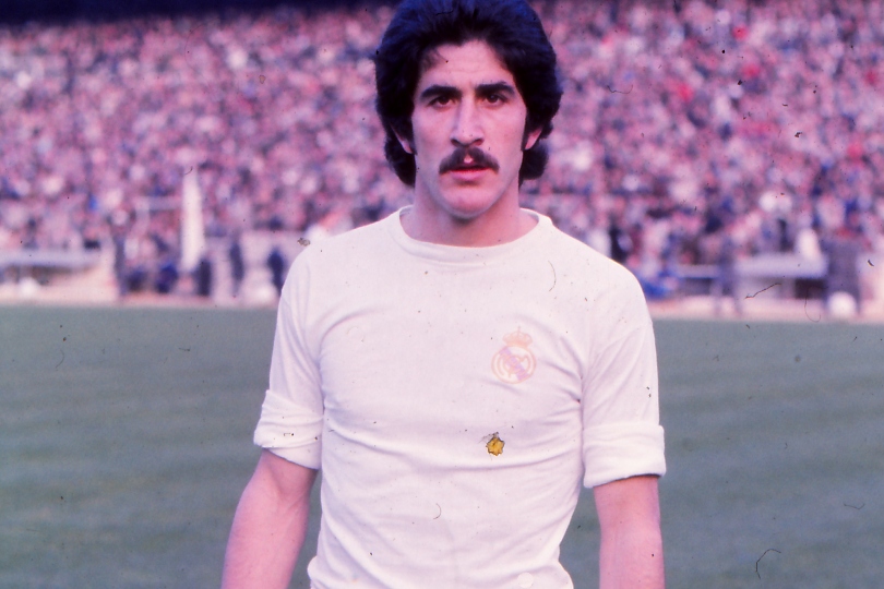 Gregorio Benito with Real Madrid in 1983.