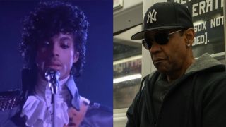 Prince singing in Purple Rain/Denzel Washington sitting on a subway in Highest 2 Lowest