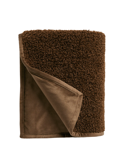 Faux Fur Sherpa Throw