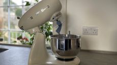 Smeg Stand Mixer on the counter