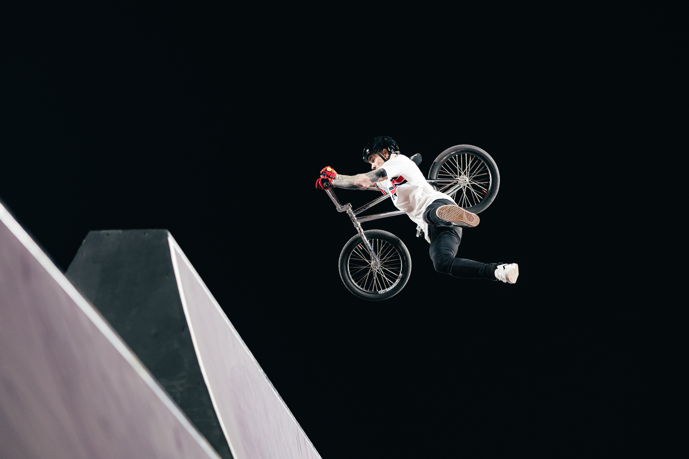 Jordan Clark of Great Britain at the 2025 UCI Urban World Championships
