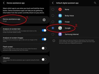 Samsung Galaxy Z Flip 3 Screenshot Google Assistant