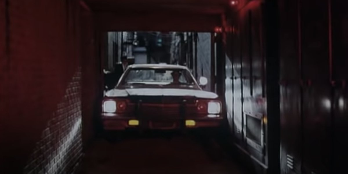 The Bluesmobile in a deleted Blues Brothers scene