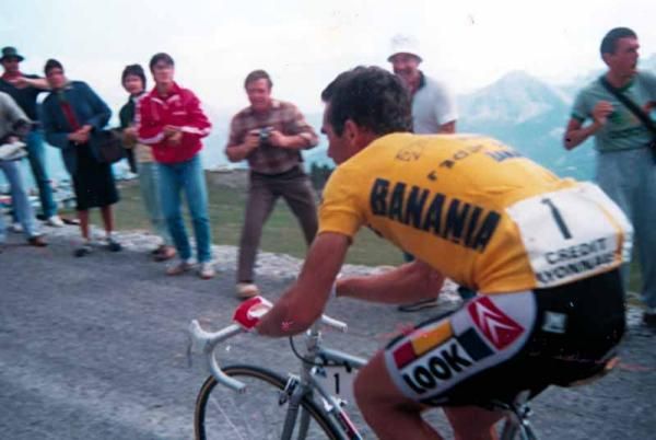 Hinault cheered through the mountains