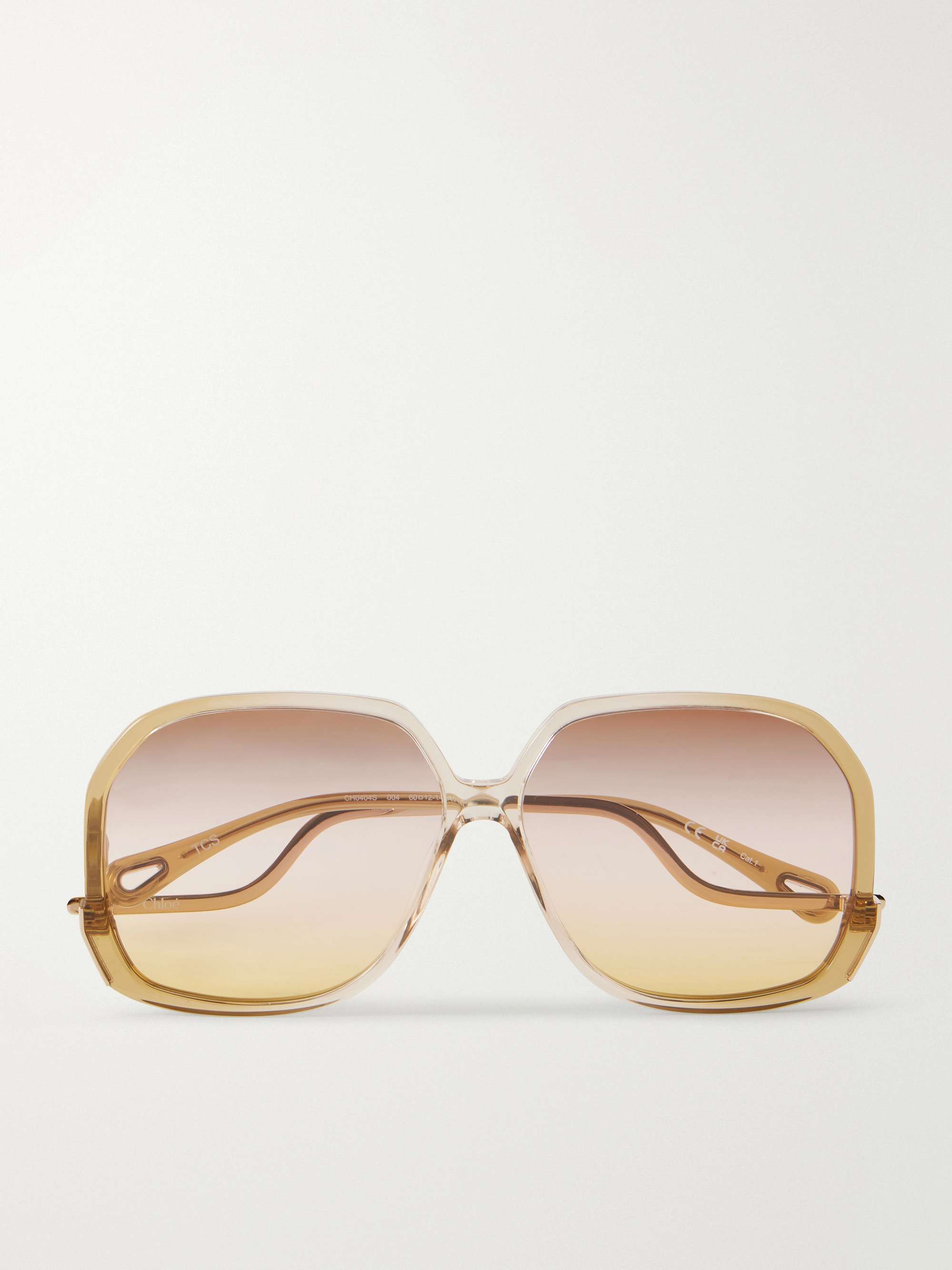 Square-Frame Acetate Sunglasses