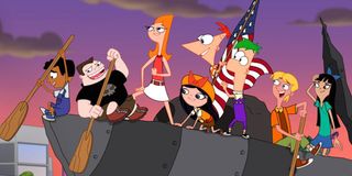 The cast of Phineas and Ferb the Movie: Candace Against the Universe