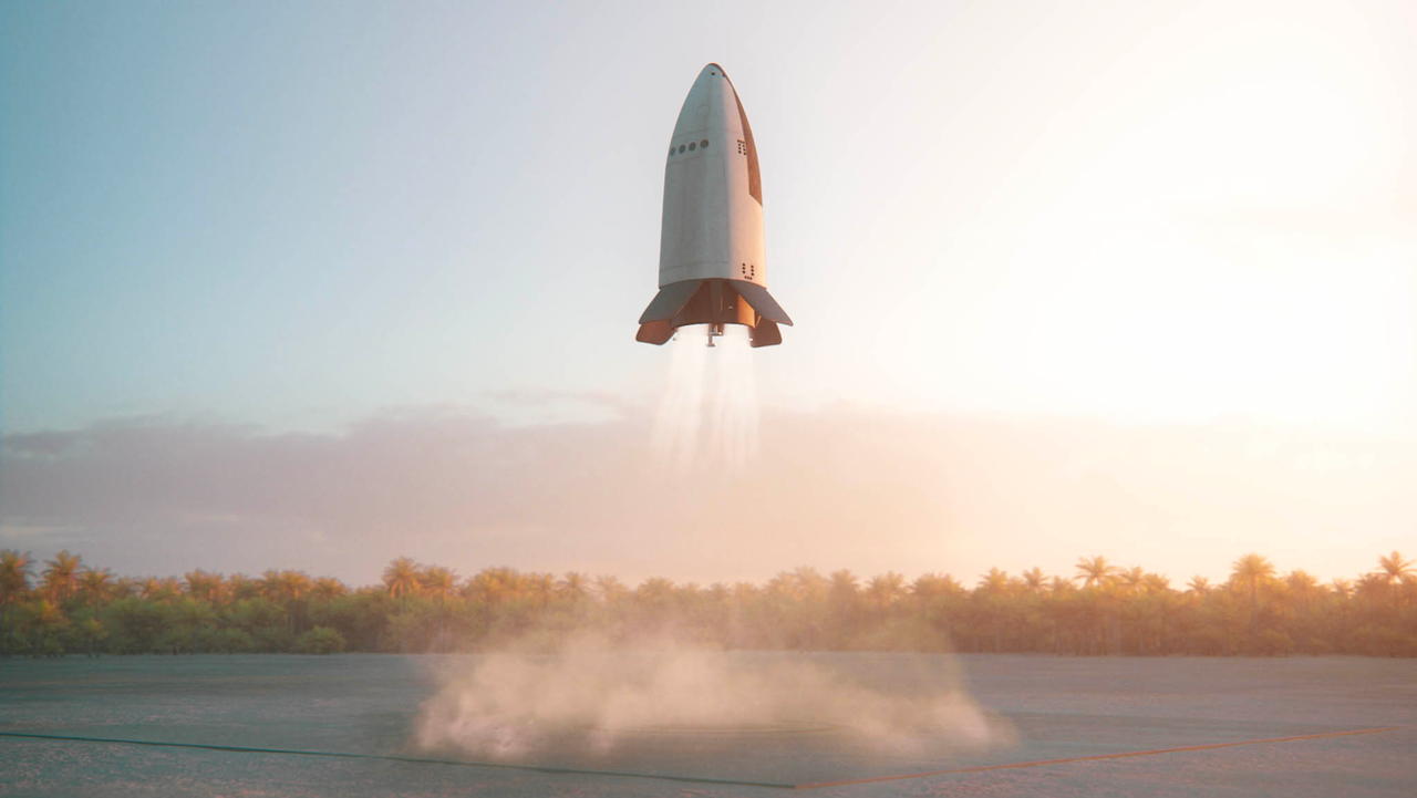 rocket stage landing