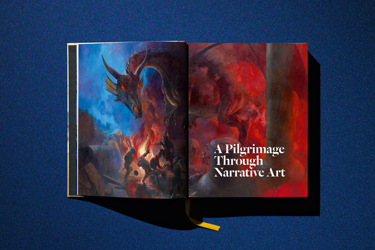 Spreads from Taschen's Lucas Museum of Narrative Art monograph