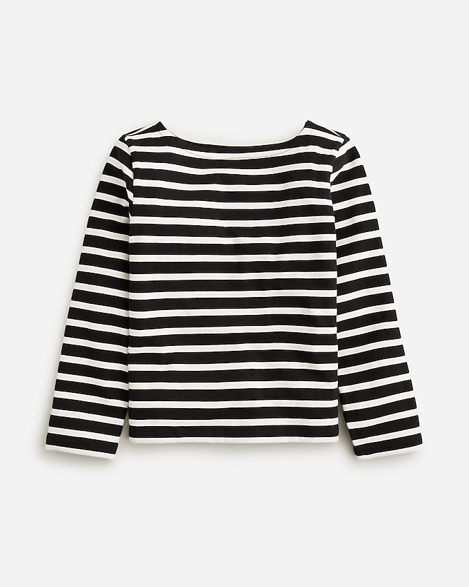 Classic Mariner Cloth Boatneck T-Shirt in Stripe