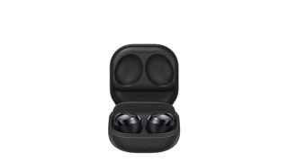 Samsung Galaxy Buds 2 Pro in back on a white background