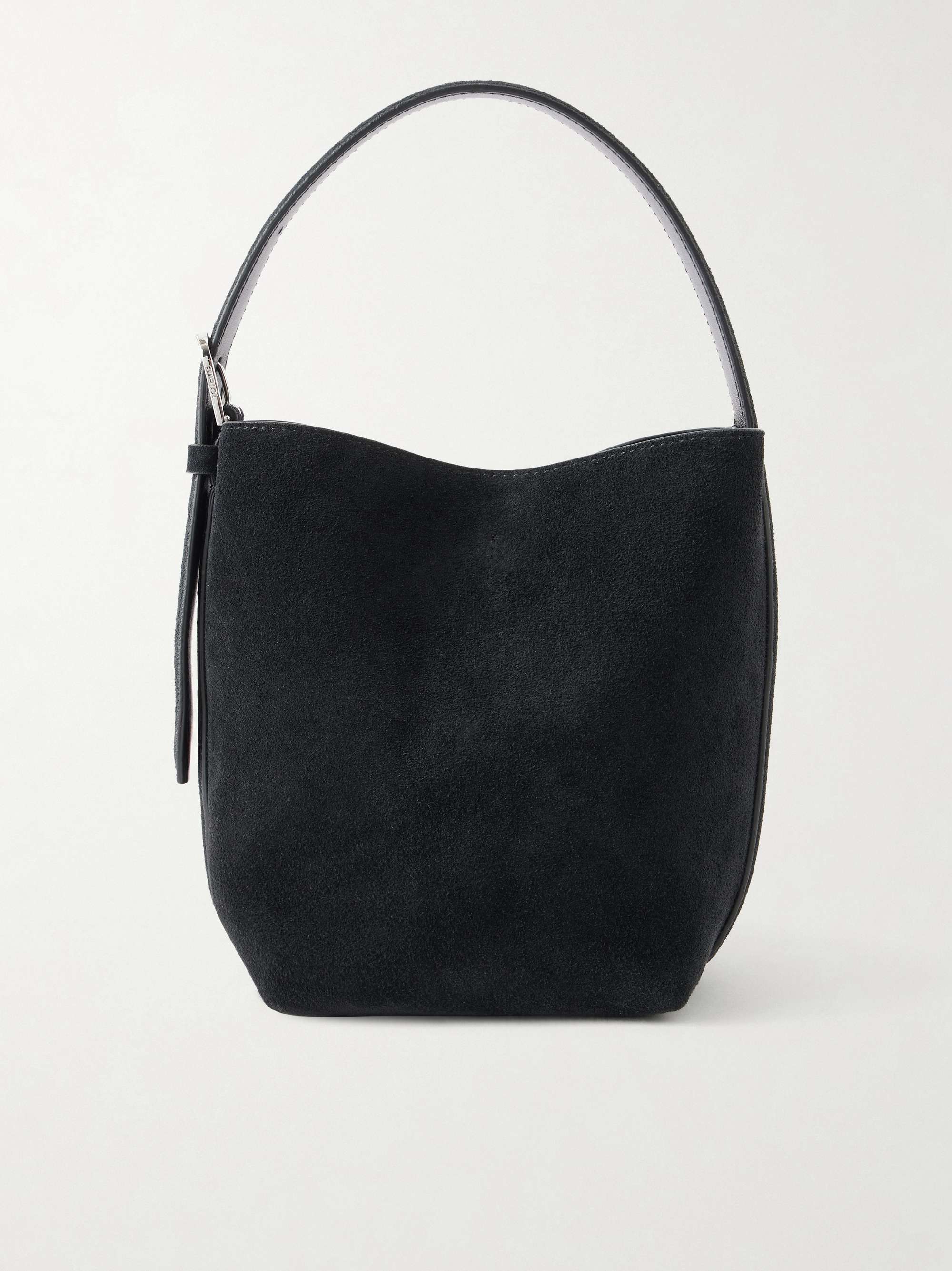 Belted Suede Tote