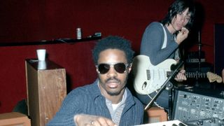 Stevie Wonder with Jeff Beck in 1972