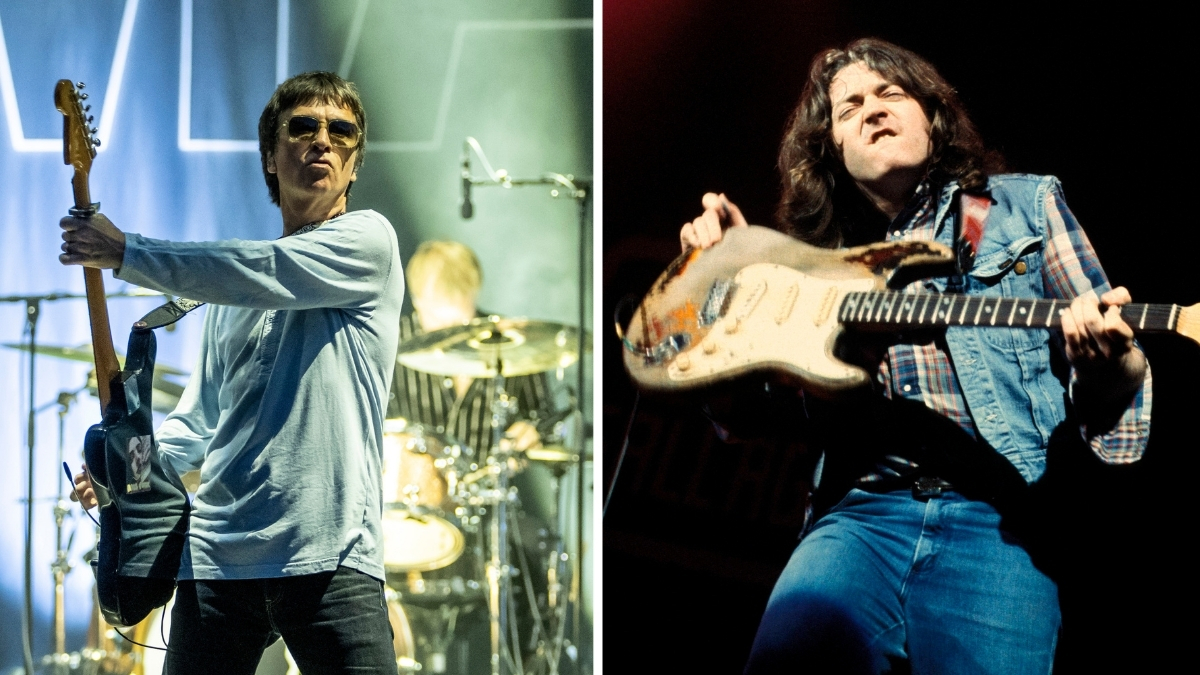 Johnny Marr and Rory Gallagher - GettyImages-2286471920 - GettyImages-84893869