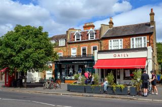 A shop and a bakery in Dulwich Village