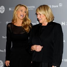 Christie Brinkley and Martha Stewart