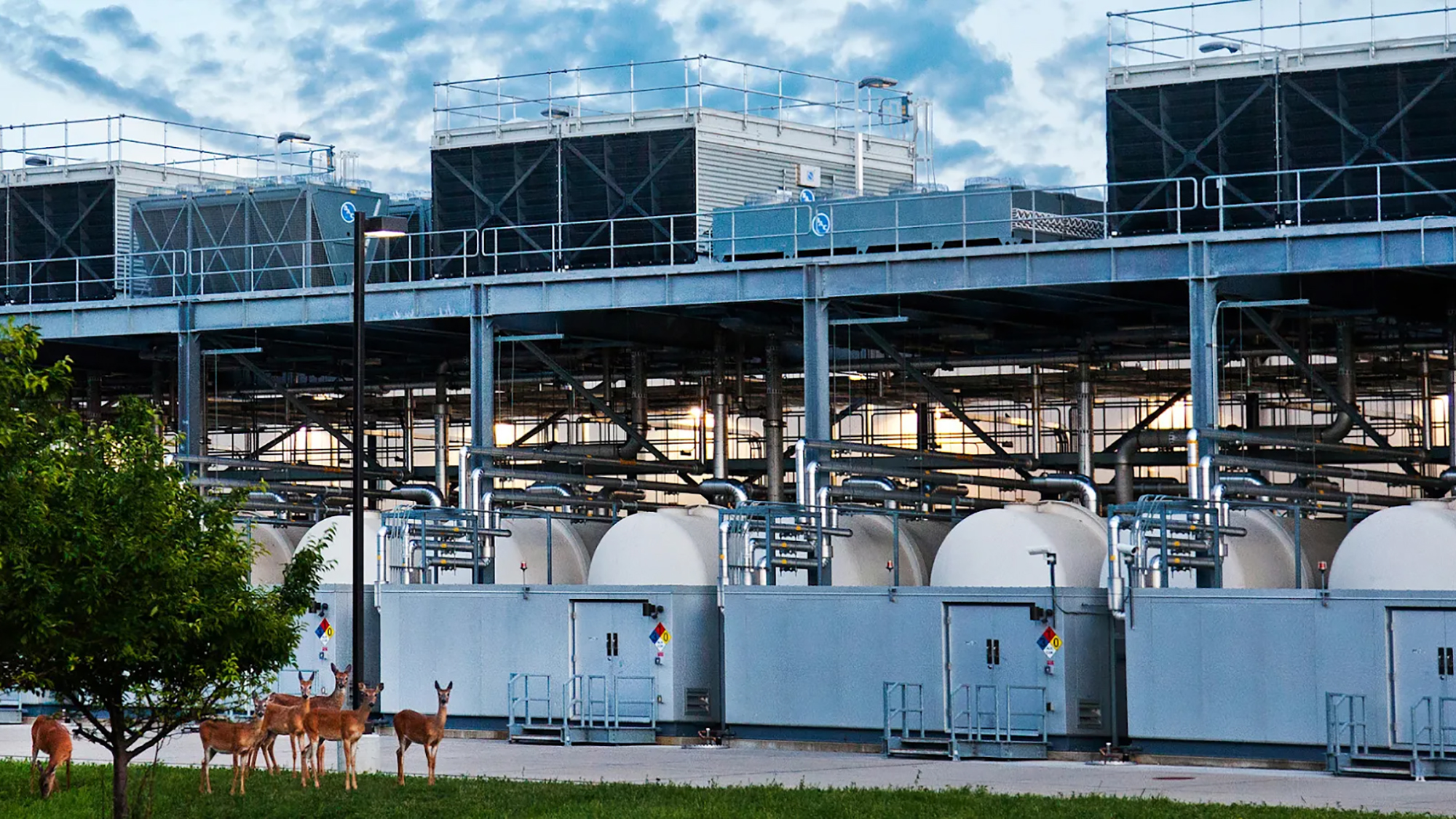 Google's data center in Council Bluffs, Iowa