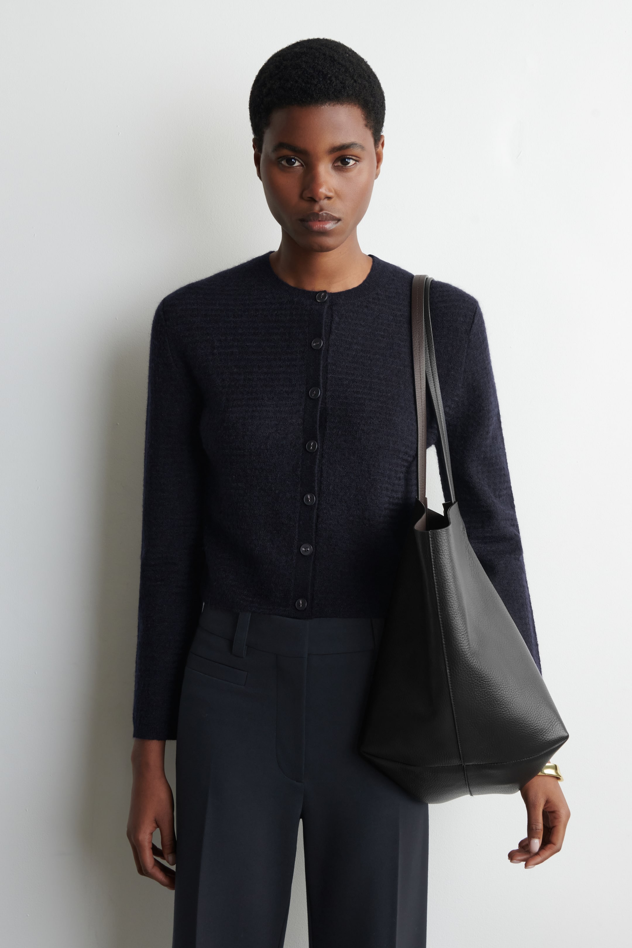 Zigzag-Knit Mohair-Blend Cardigan