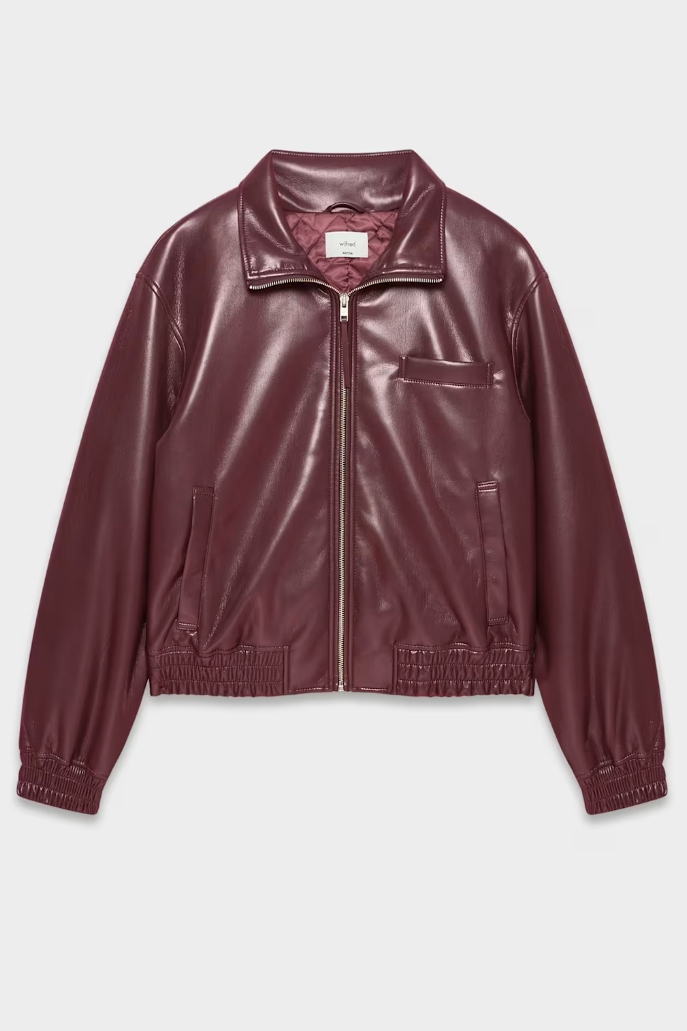 Aritzia, Josephine Bomber - UnReal Leather