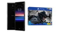 Buy Sony Xperia 1 with SIM plan | Get Sony PlayStation 4 with Call of Duty: Modern Warfare free | Up-front cost: £59.99 | Monthly cost: £39.99 | SIM plan length: 24 months | available at iD mobile
