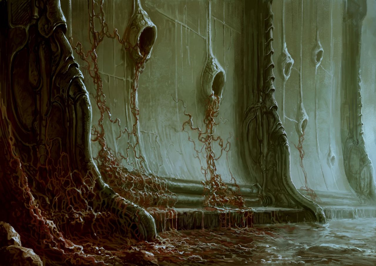 Concept art for Scorn.