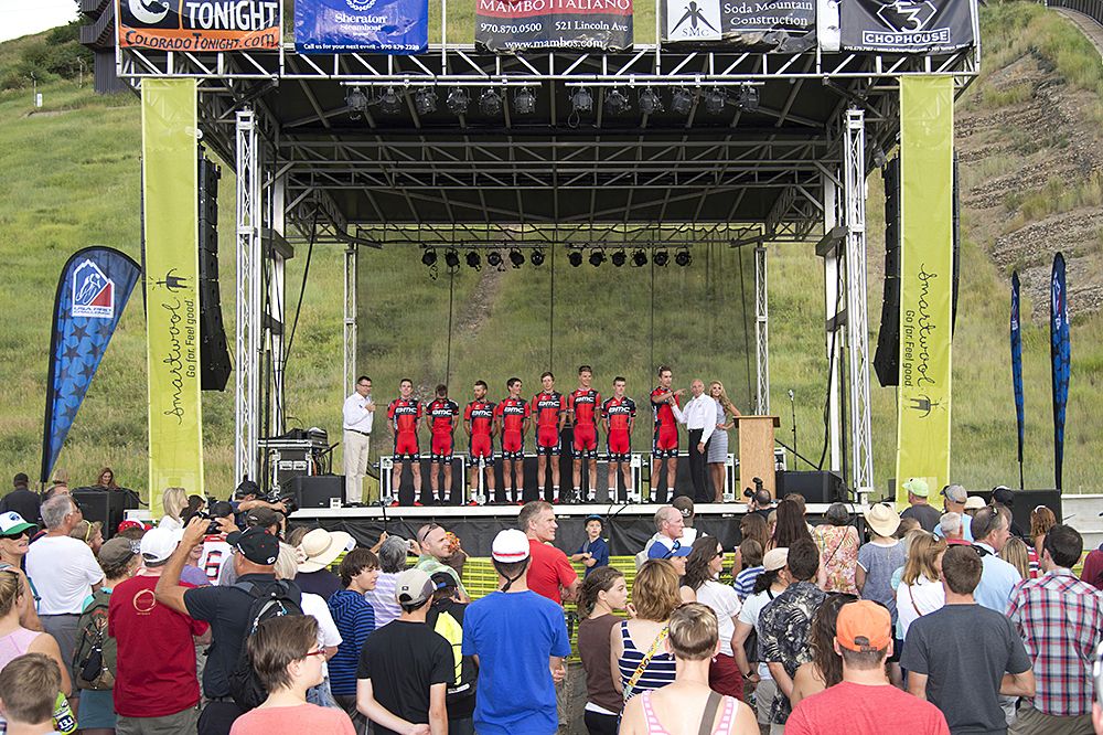 BMC Racing at the USA Pro Challenge team presentation
