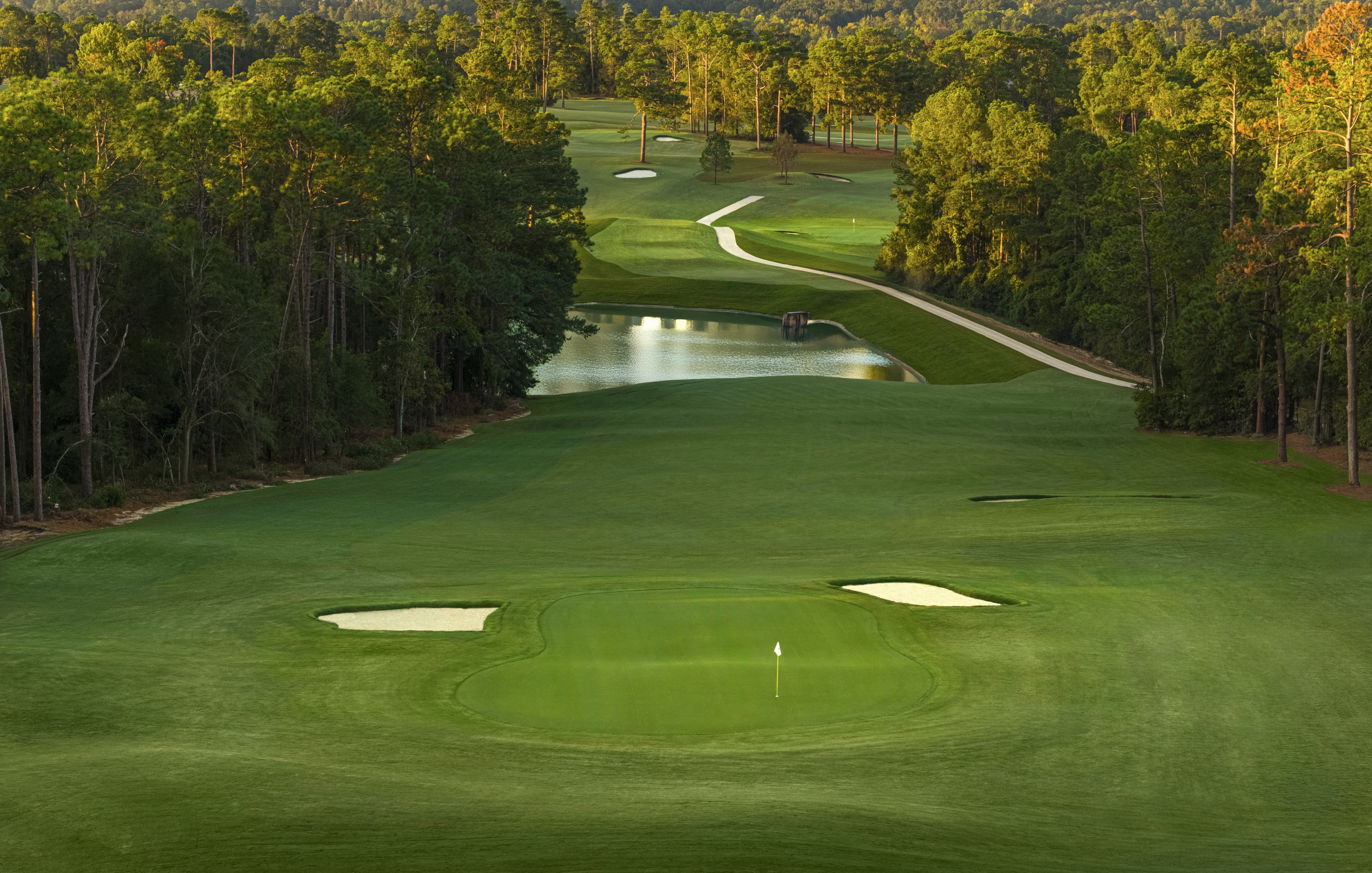 A general view of Augusta Municipal Golf Course - a.k.a. The Patch