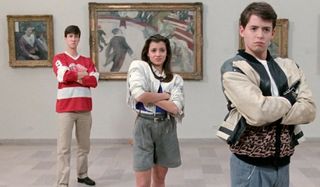 Ferris Bueller's Day Off Cameron, Sloane, and Ferris goofing off in an art museum