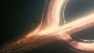 The supermassive black hole Gargantua plays a major role in the 2014 sci-fi blockbuster Interstellar