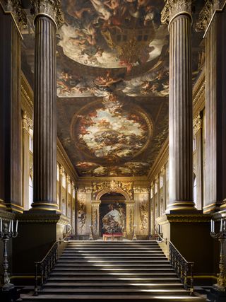 The Painted Hall, Old Royal Naval College, Greenwich. ©Will Pryce / Country Life